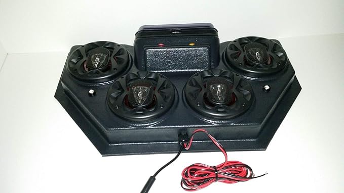 Consola de parlantes para golf cart UTV Bluetooth 4 altavoces miniatura 5