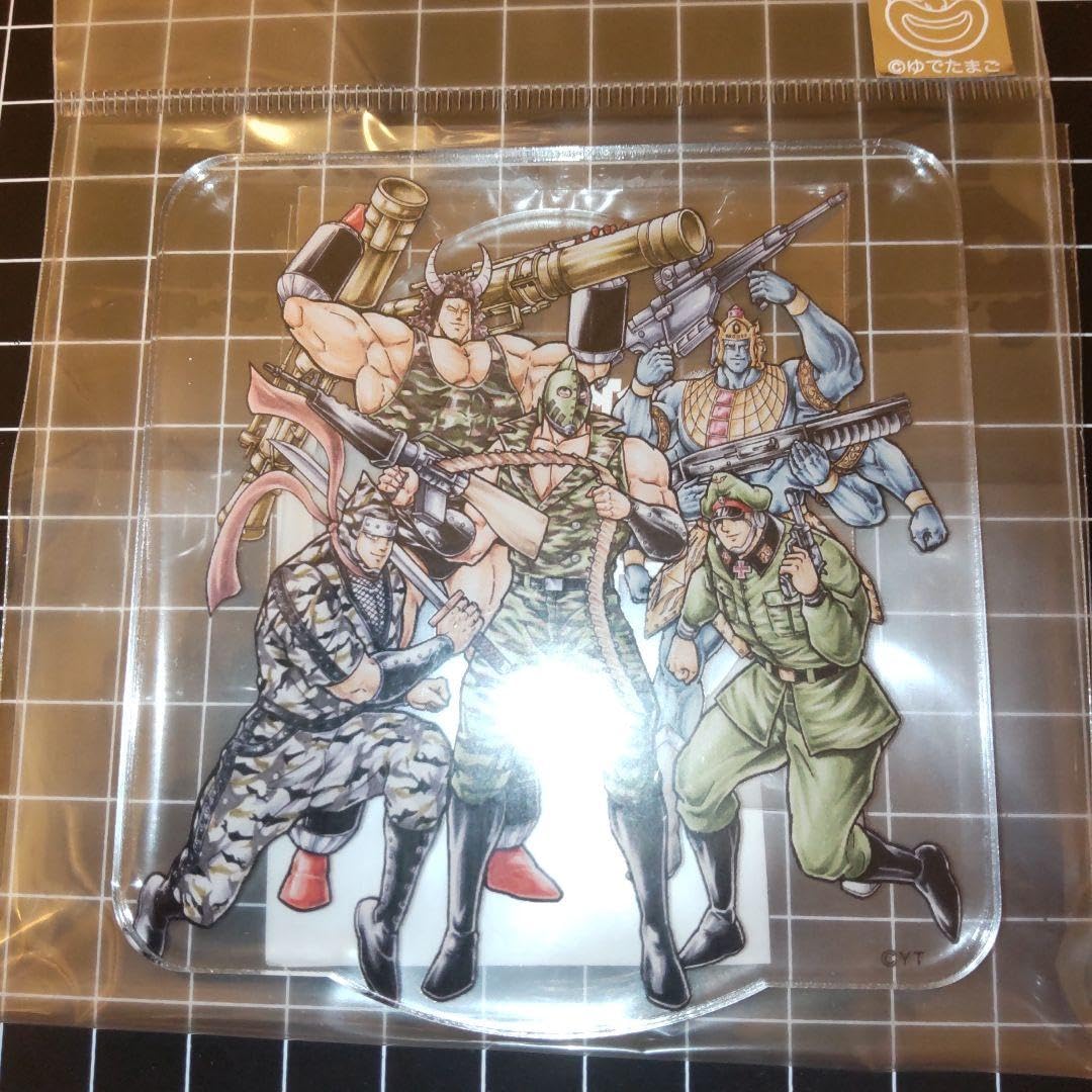 Amazon｜キン肉マン愛と絆の原画展 コミック表紙 アクリルコースター