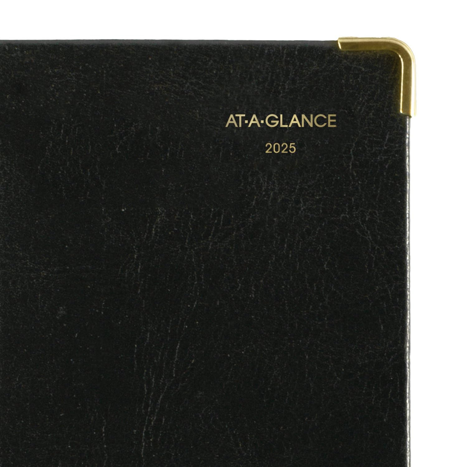 AT-A-GLANCE 7011110525 Terminplaner 2025, Wochen- und Monatskalender, 7,6 x 12,7 cm, Taschenformat, Schwarz