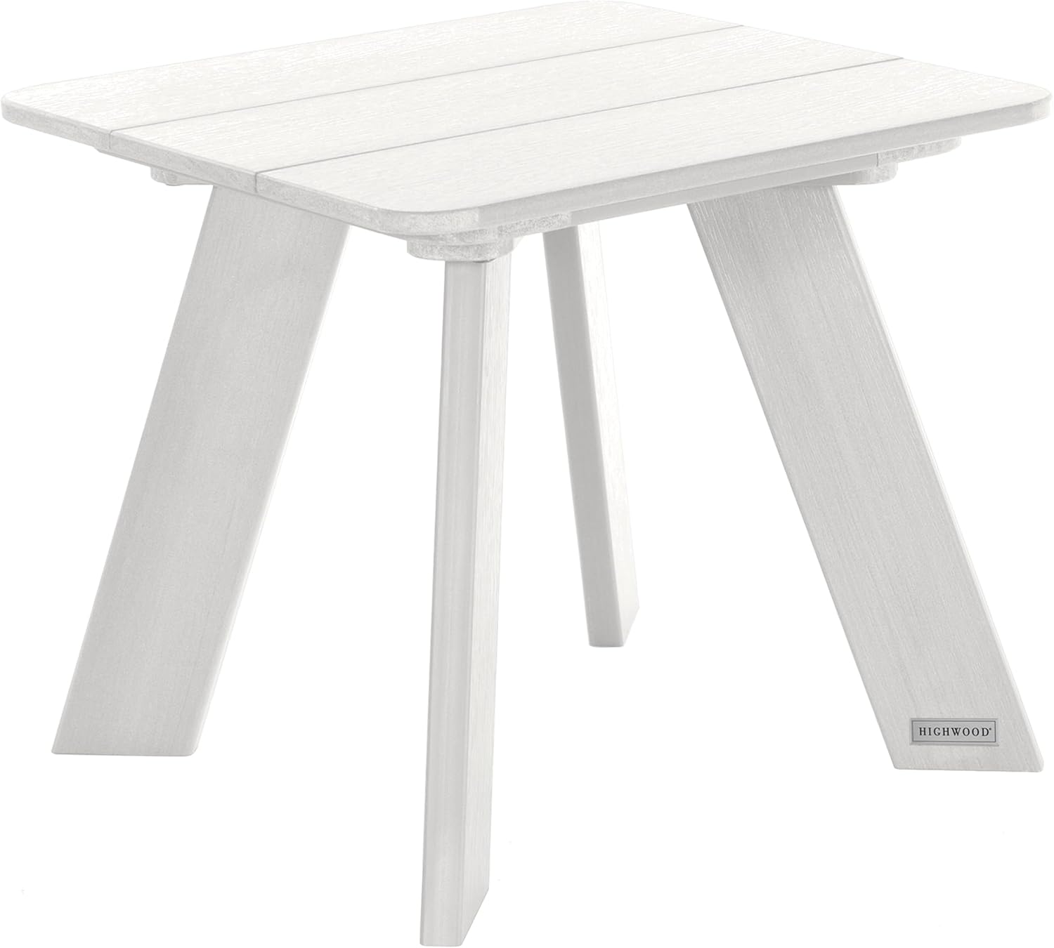 highwood Italica Modern Adirondack Side Table, Black