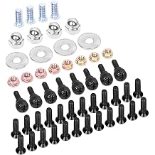 Hardware Pack for Green Egg Side Shelves,Screw Replacement Kit for Grill Mates of S/M/L/XL/2XL Green Egg Grill Screw Kit for Full Set Side Shelve