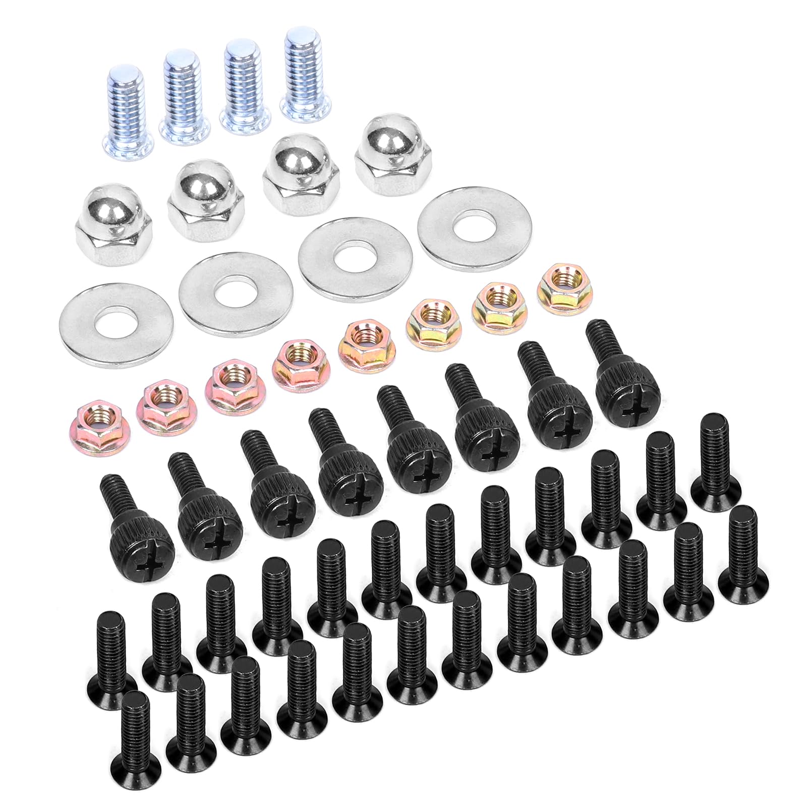 KAMaster Hardware Pack for Green Egg Side Shelves,Screw Replacement Kit for Grill Mates of S/M/L/XL/2XL Green Egg Grill (Screw Kit for Full Set Side Shelve)