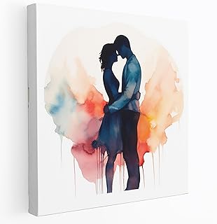 Painted Anarchy Portrait Wall Decoration - Minimalist Watercolor Painting Canvas Print - Portrait, Unity, Wall Art, Minimalist, 32" x 32"
