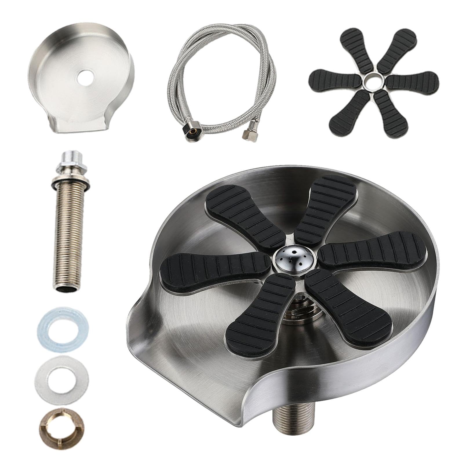 Lavabicchieri Per Lavello Irishom - Sciacquatrice Vetro Ad Alta Pressione - Acciaio Inox - Foto 6