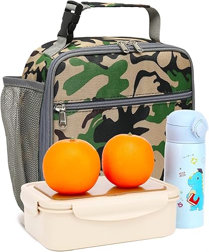Miniatura 5 de FlowFly - Lonchera infantil, minibolsa suave aislada, minihielera para el regreso a clases, bolsa térmica para comida y alimentos para niñas y niños
