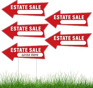 Estate Sale Signs 5-Pack