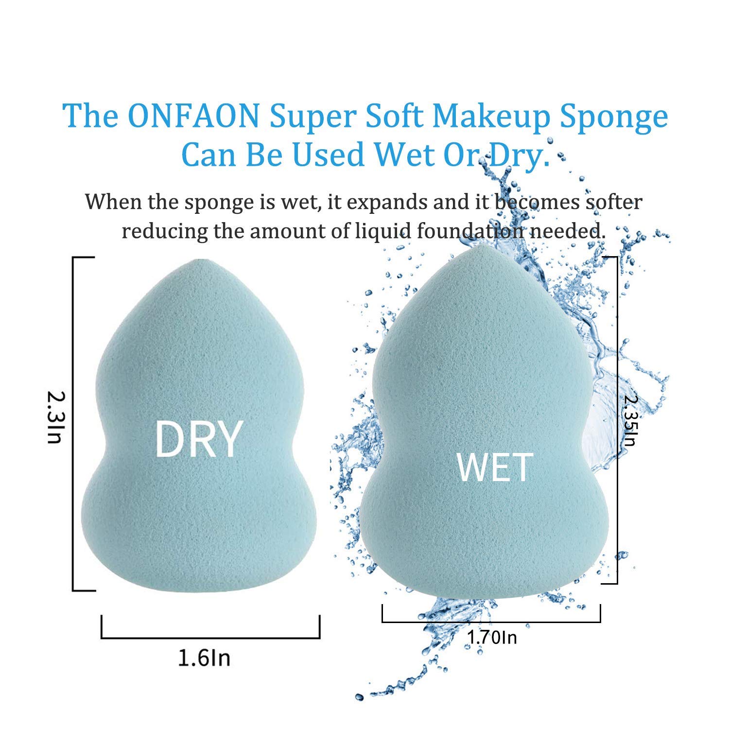 10 PCS Makeup Sponge Set Makeup Puff Beauty Foundation Blend Sponge Multicolor Beauty Makeup Egg Basic Mixing Sponge Professional Beauty Makeup Set for Dry & Wet Use (Gourd Shape)