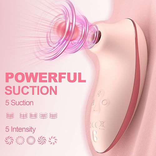 Miniatura 5 de Vibrador de succión para adultos - Juguetes sexuales con pulso de calentamiento, succionera pura controlada por APP, vibrador de clítoris con 5 * 5