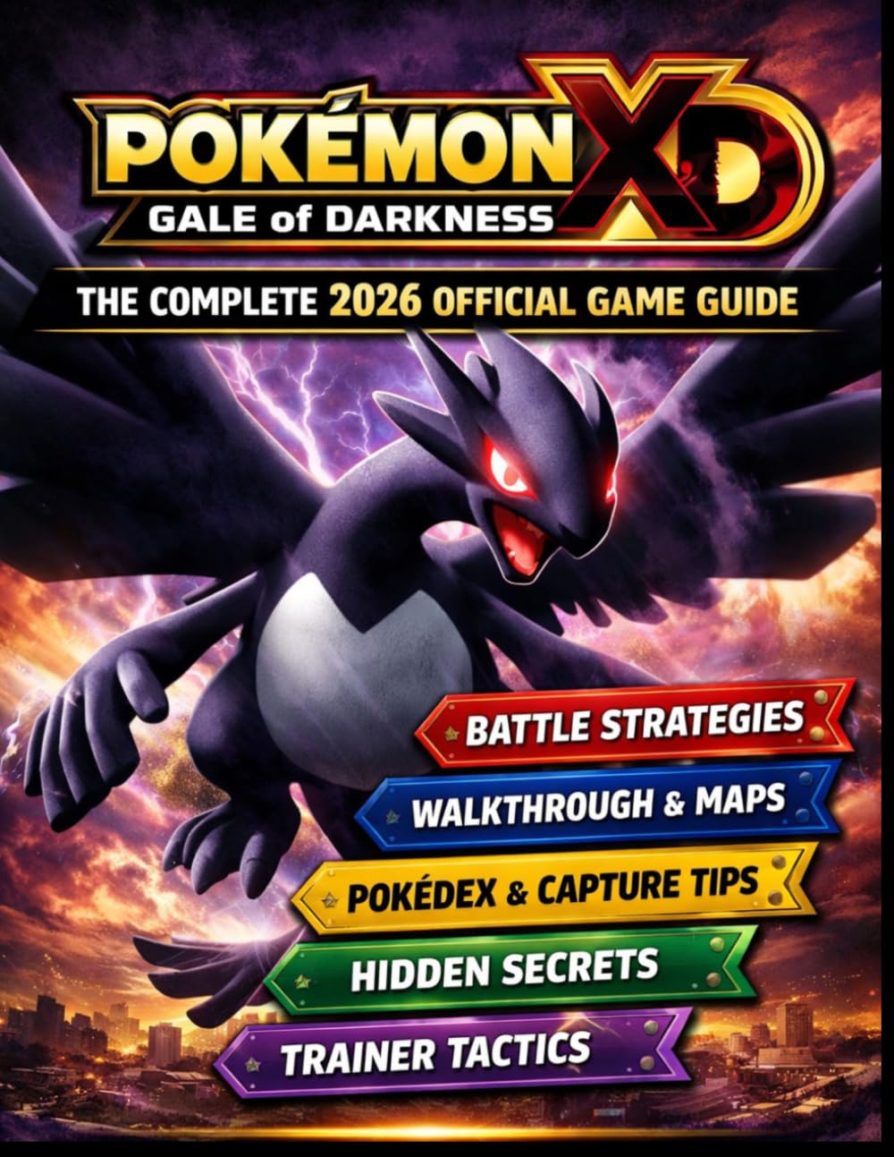POKÉMON XD: GALE OF DARKNESS THE COMPLETE 2026 OFFICIAL GAME GUIDE: STRATEGIES, TACTICS, AND INSIDER SECRETS FOR TOTAL GAME MASTERY      Paperback – March 21, 2026