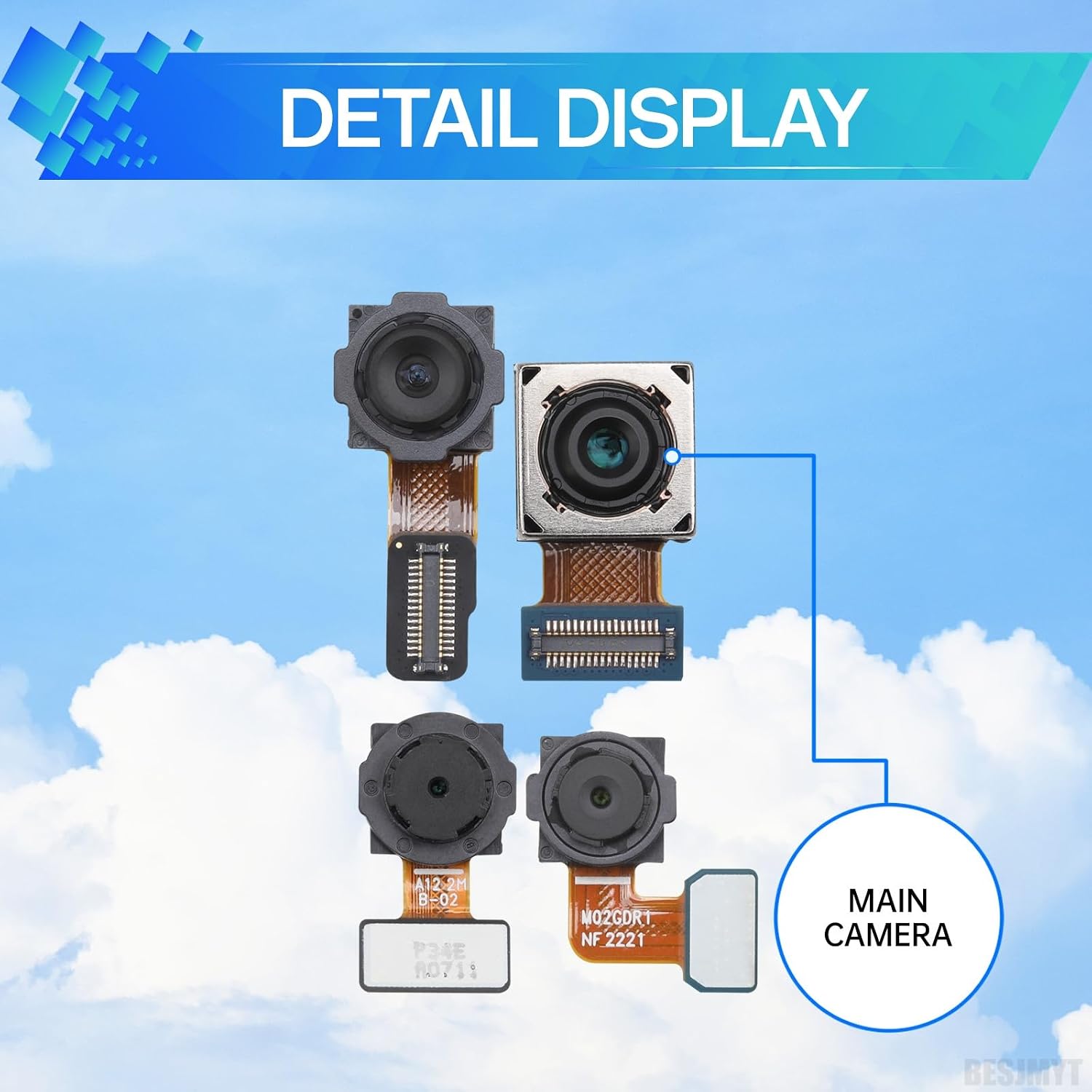 for Samsung Galaxy A23 5G A23 Rear Main Camera Replacement | Back Camera Module Part Repair for samsung a23 5g a23 SM-A236U SM-A236U1 SM-A235F