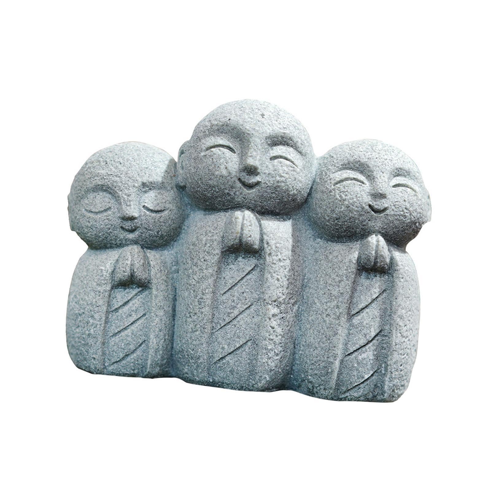 PIXZCSA Buddha Aquarium Decor Each 1 Is Unique.Seeing Statue Is Sure To Put In Good Mood. Buddha Fish Tank Decor Small Figurine Ornament Landscape Craft Vivid, Type B