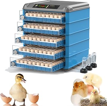 Egg Incubator Commercial For Hatching Eggs, Large 500 Eggs Capacity, Auto Turner And Digital Temperature Humidity Control, Home Smart Incubator For Chicken, Duck, Quail, Goose