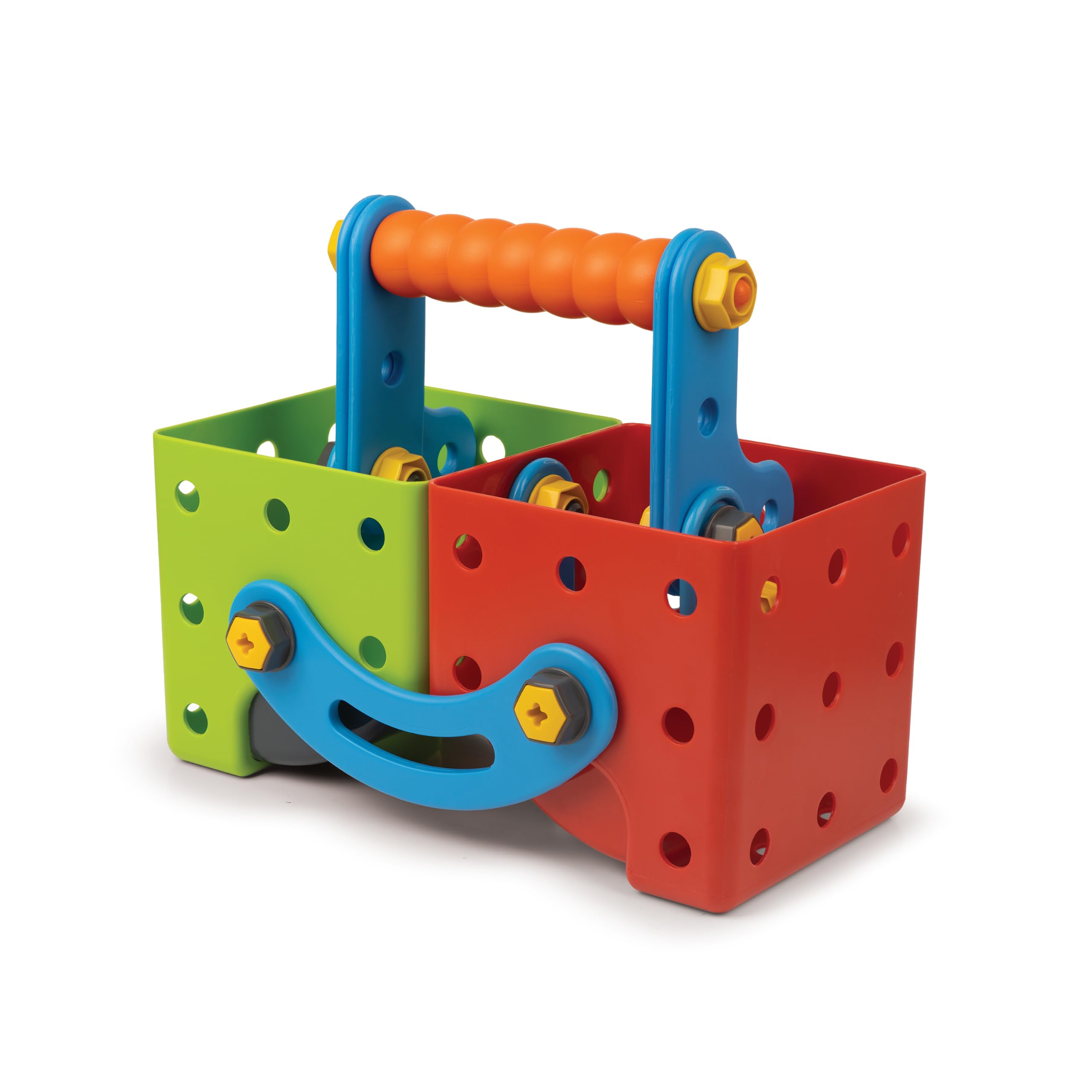 BANDAI Meccano Mega Set 5 in 1 – Set Costruzioni | Kit con 78 pezzi, utensili e istruzioni, 5 modelli, per bambini dai 3 anni in su – APM12102