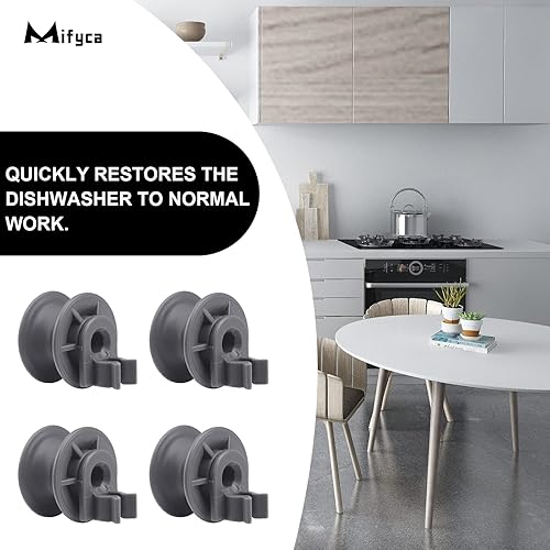 Miniatura 7 de 4581DD3002A - Juego de ruedas de rodillo superior para lavavajillas L-G, sustituye a 4581DD9001B AP4437685 PS3523050 1266813 EA3523050-4 unidades