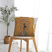 Vista 3 de William Peacock Exhibition Poster 22 fundas de almohada Morris de 18 x 18 pulgadas, almohada estética para dormitorio, funda de almohada decorativa