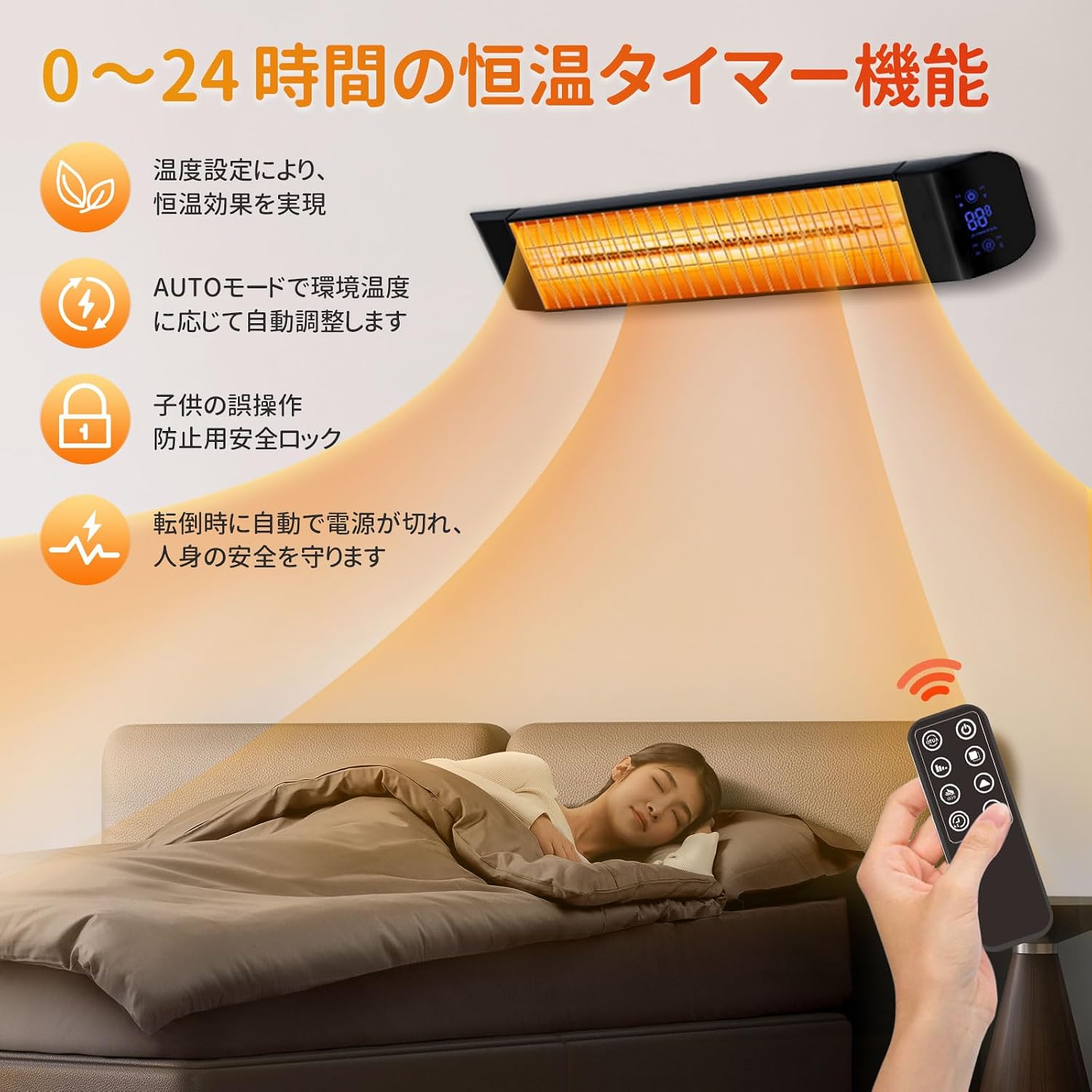 冷暖房・空調 ハロゲンヒーター屋外ヒーター1秒速暖省エネ浴室暖房4