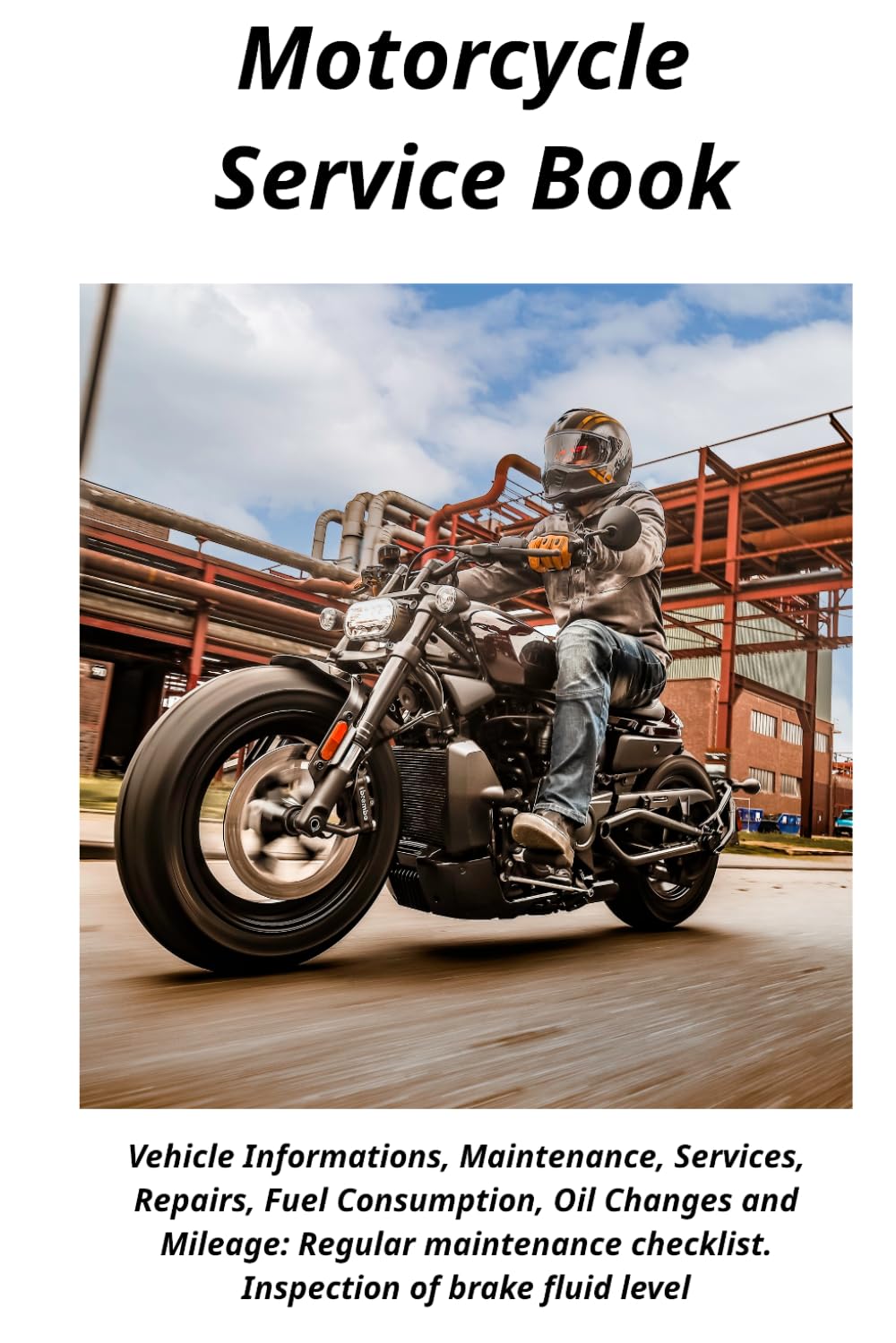 Motorcycle Service Book Tracker Maintains a Detailed Record of Maintenance