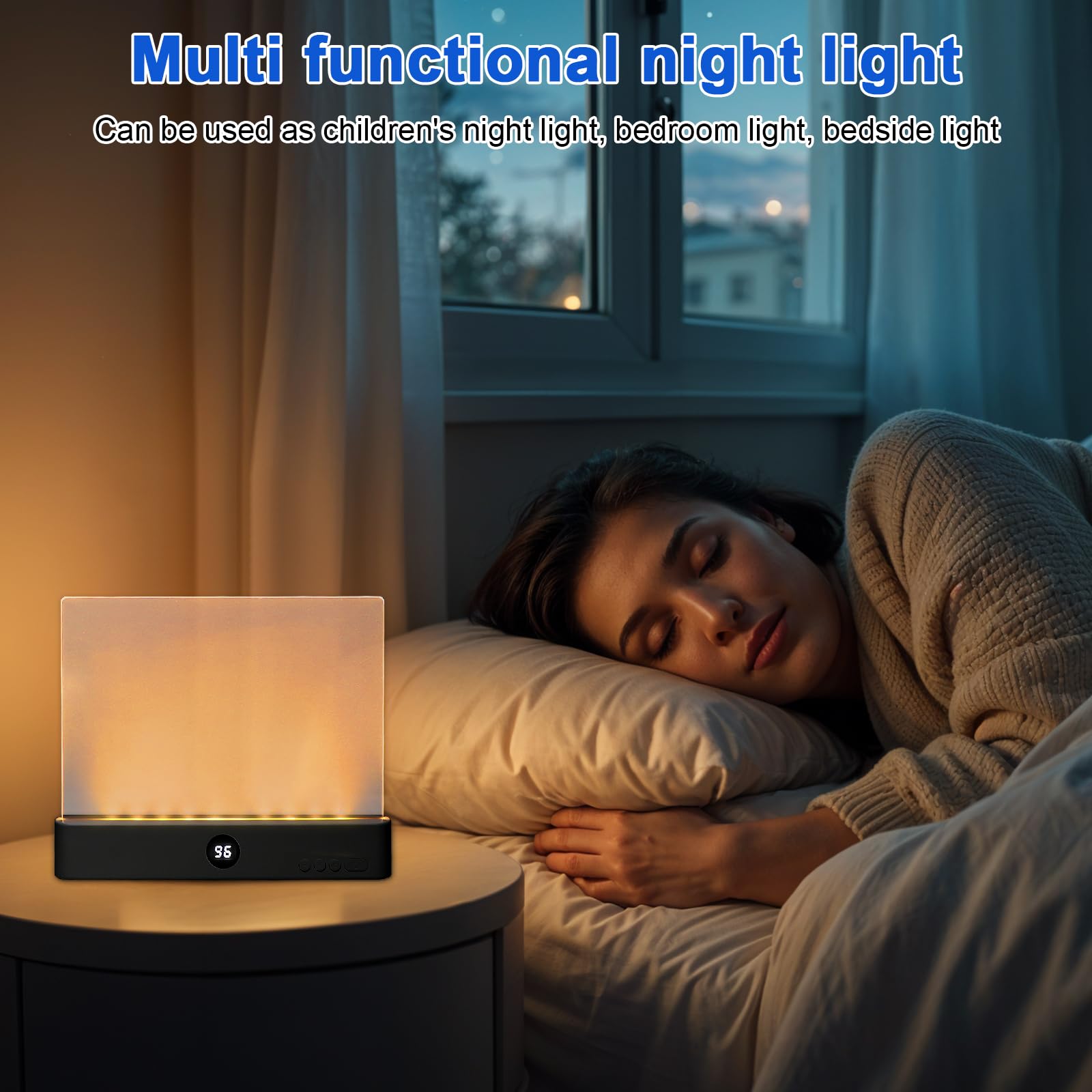Intelligentes flaches Buchlicht, wiederaufladbar, klare LED-Leselampe mit 3 Farben und Timer, dimmbare Ganzseiten-Lampe, Leselichter für Bücher, Augenschutz für Kinder, zum Lesen bei Nacht im Bett