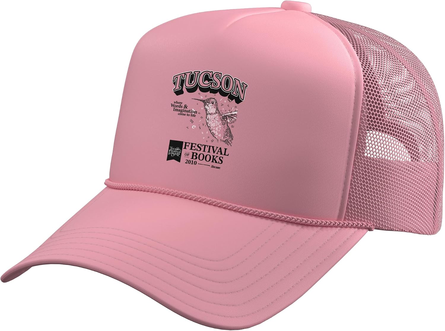 Tucson Festival of Books | TFOB 2010 | Hummingbird Mascot Trucker Hat with Adjustable Mesh Back