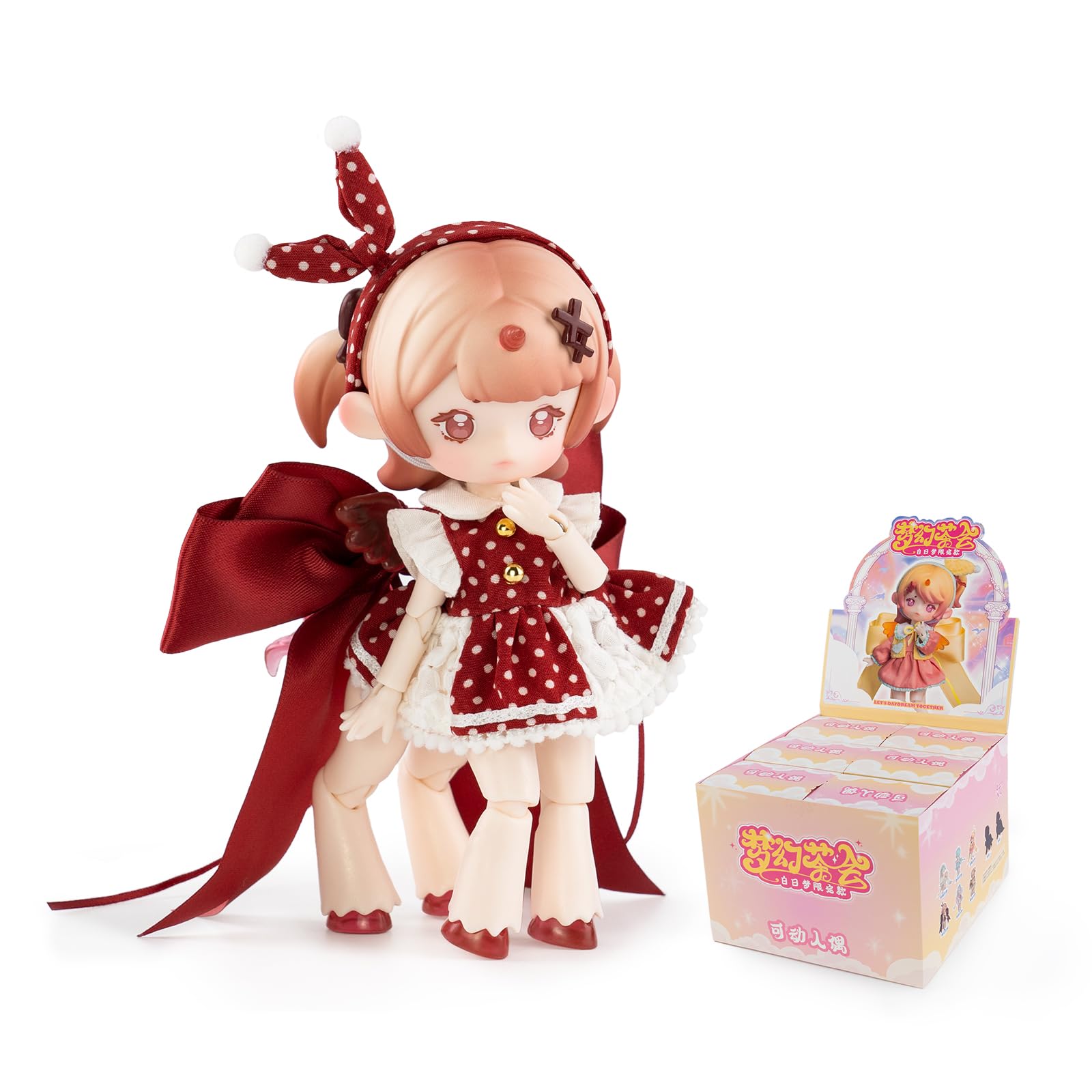 BEEMAI Antu Dreamlike Tea Party Daydream Series 6PCs (Set of 6 No Repeat) 1/12 BJD Dolls Cute Figures Collectibles Birthday Gift