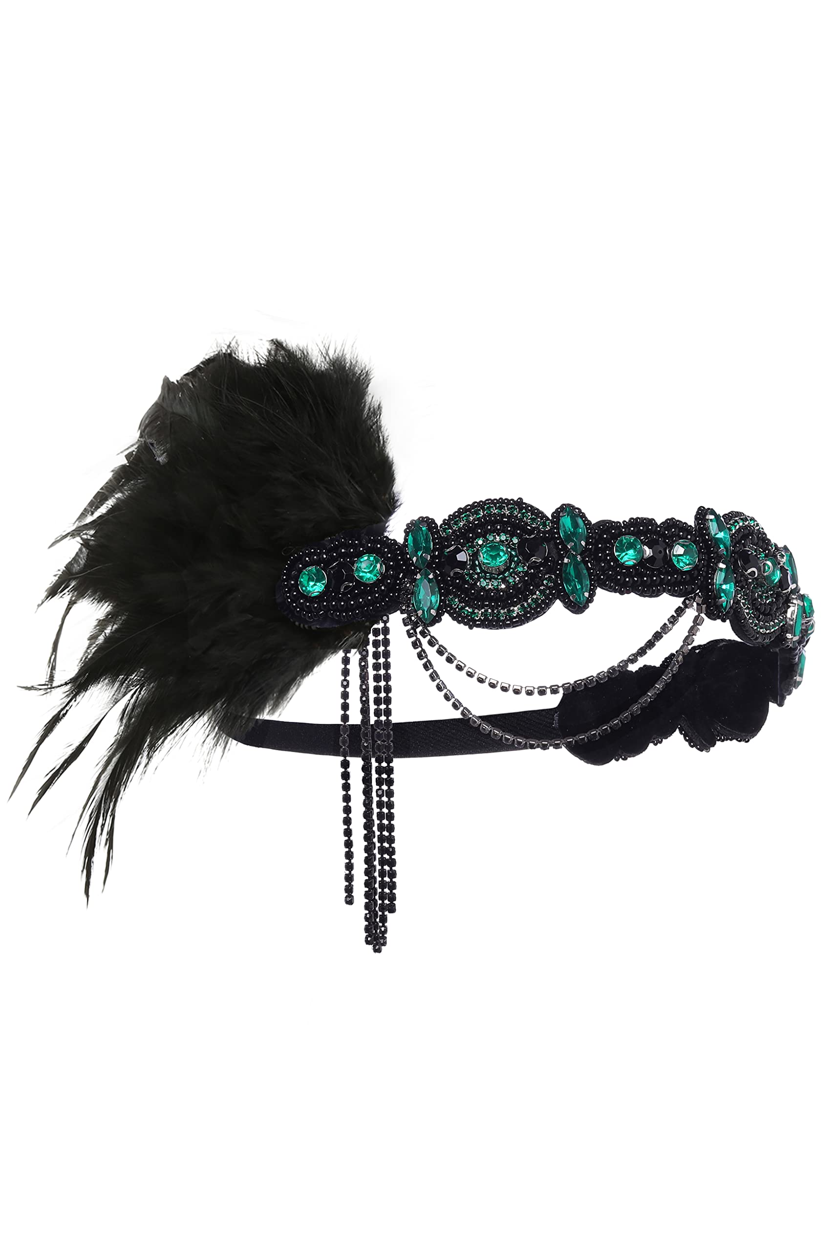 Amazon.com: BABEYOND 1920s Flapper Headband Roaring 20s 