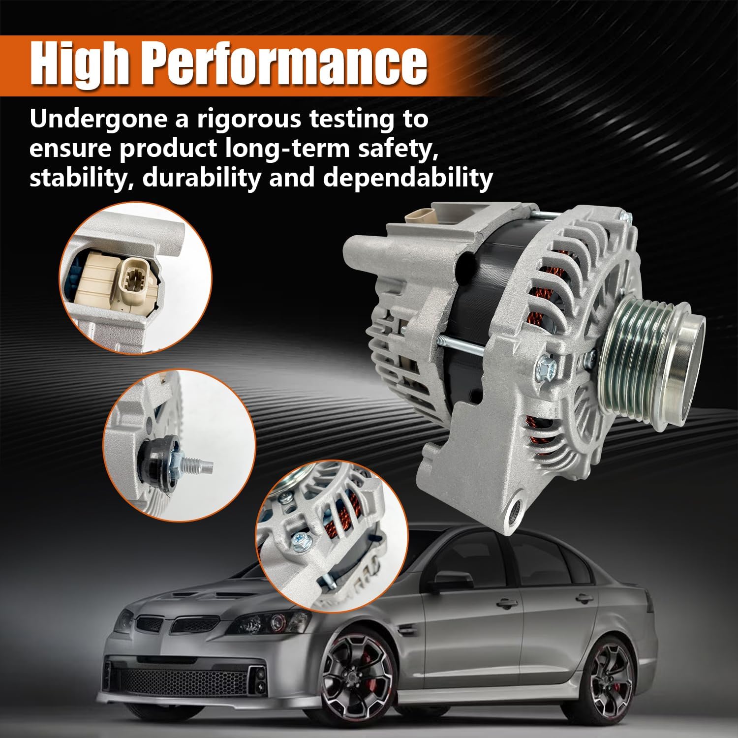 92191127 A3TG4181 Alternator Fit For Pontiac G8 6.0L Replace A003TG4181 2008 2009