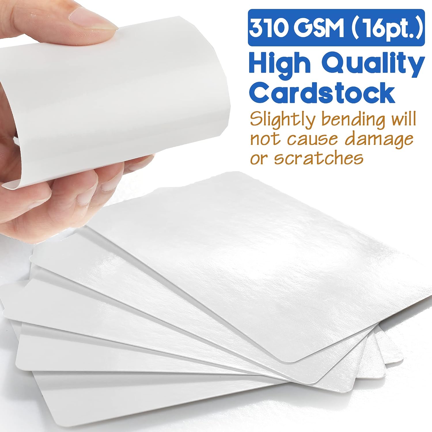 LotFancy Blank Playing Cards, 180PCS, Dry Erase, Reusable Flash Cards to Write on, DIY Vocabulary Study Learning Game Message Gift Card, Glossy Finish, Poker Size