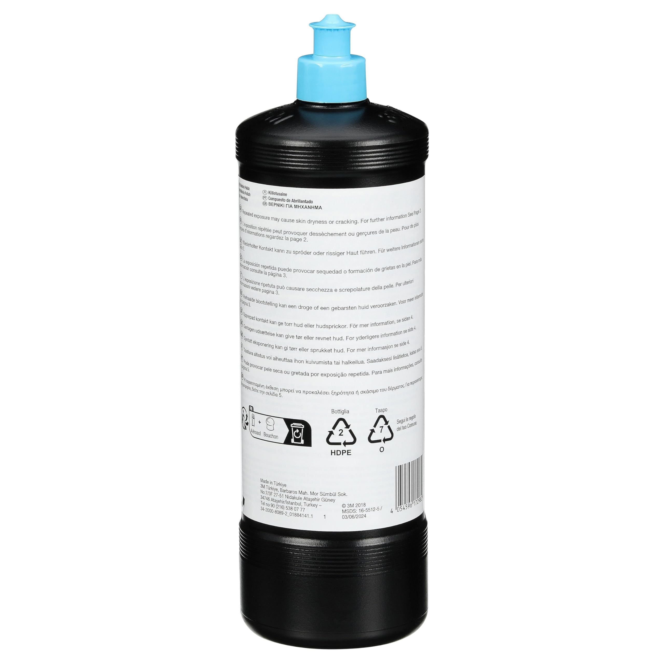 3M Machine Polish 09376 - Liquido Lucidante Polish per Auto, 1 Litro
