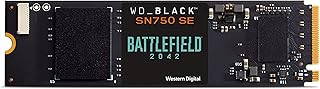 WD_BLACK 1TB SN750 SE NVMe SSD with Battlefield 2042 Game Code Bundle - Gen4 PCle, Internal Gaming SSD Solid State Drive, M.2 2280, Up to 3,600 MB/s - WDBB9J0010BNC-NRSN