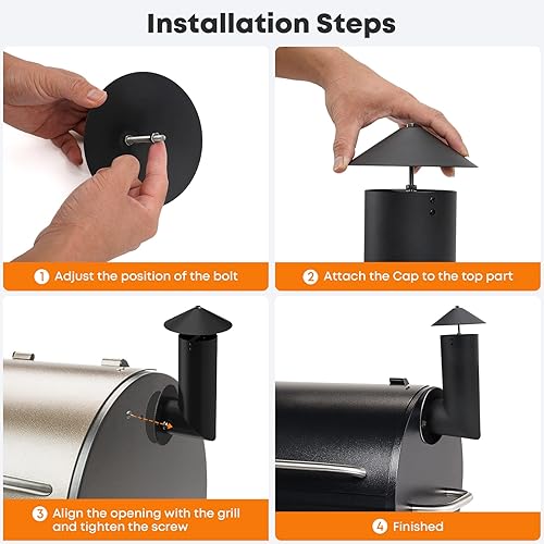 Miniatura 4 de Stanbroil Pila de humo para parrilla de pellets compatible con Pit Boss, Traeger, Camp Chef y otros fumadores de pellets, color negro