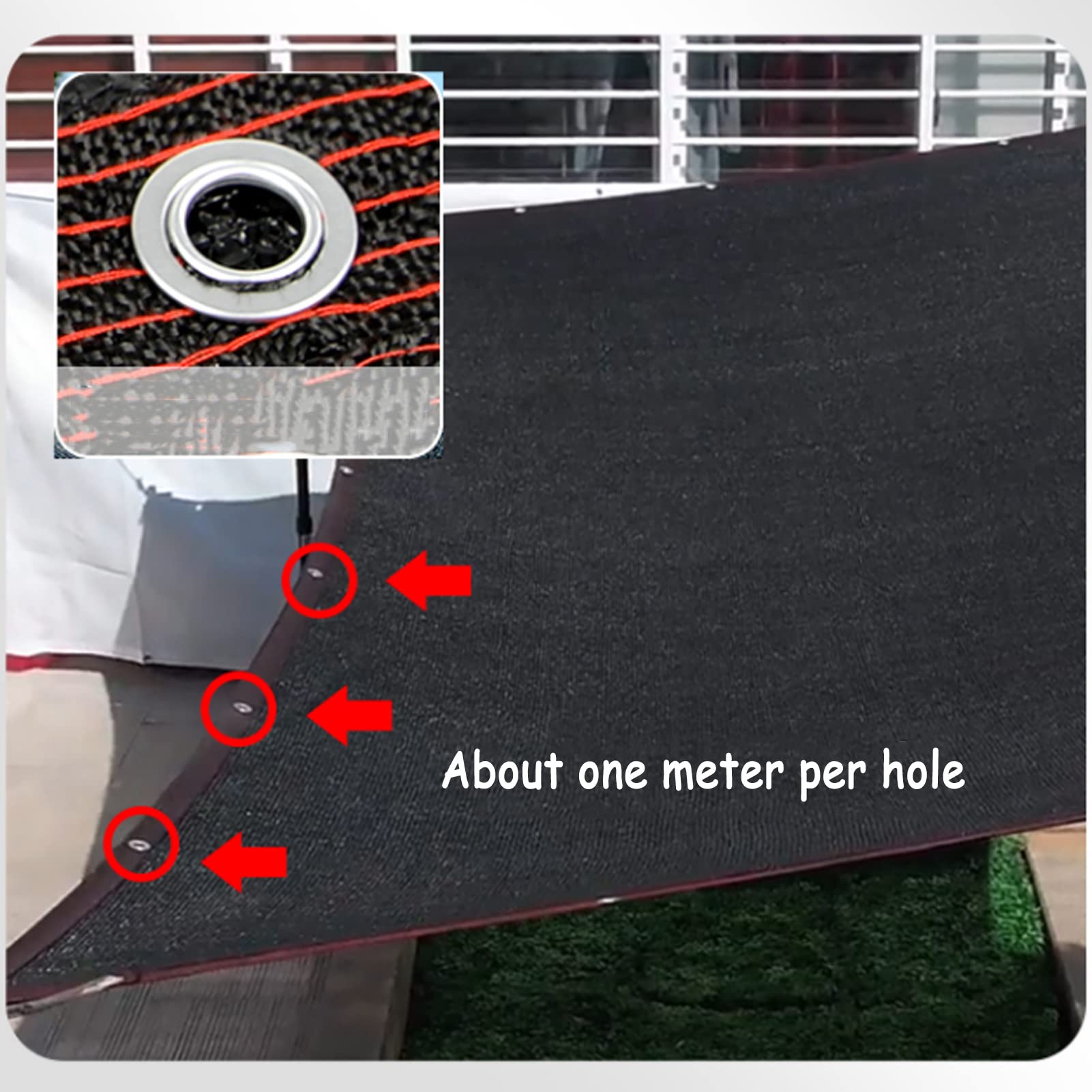 Amazon | 夏の農業用遮光ネット、4ピンサンシェードネット70％遮光率