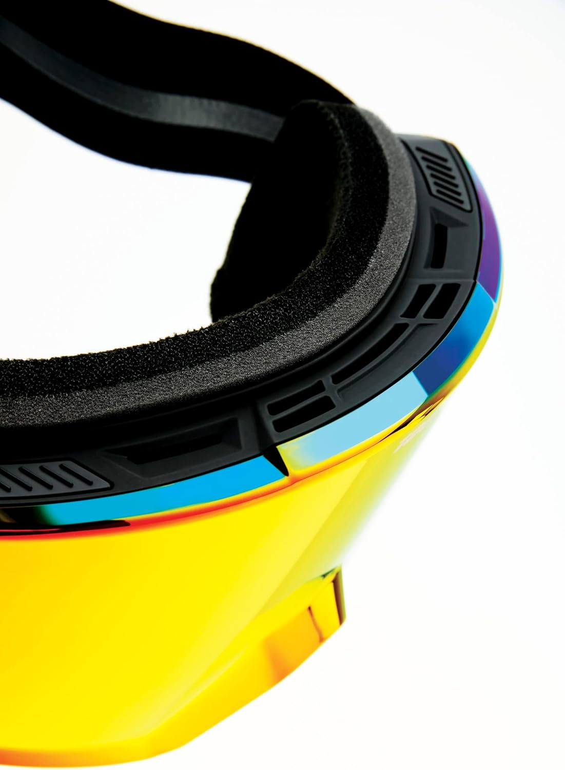 100% NORG HiPER Premium Protective Goggles (Black/Red - Mirror Red Lens) : Automotive