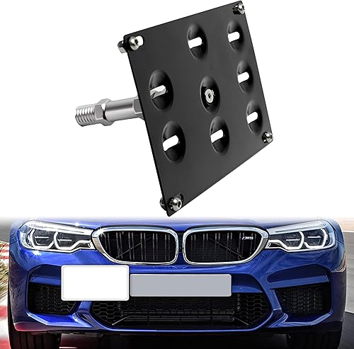 Miniatura 1 de Teng Soporte de placa de matrícula con gancho delantero para BMW 2 3 4 5 Series X1 X3 X4 Z4 i3 F22 F30 F31 F32 F33 F36 F10 F11 F07 G30 G31 E84 F25