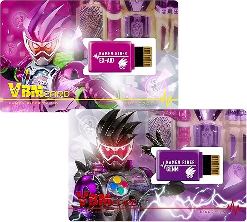 VBM Card Set Kamen Rider vol.2 Kamen Rider Ex-Aid Side Ex-Aid & Lado Genm Vital Pulsera Personajes Enmascarado Jinete