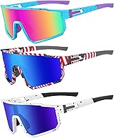 Vista 76 de MVPTGRS Gafas de sol de béisbol juveniles para niños y niñas de 8 a 14 años TR90 con marco para niños, gafas de sol deportivas para sóftbol