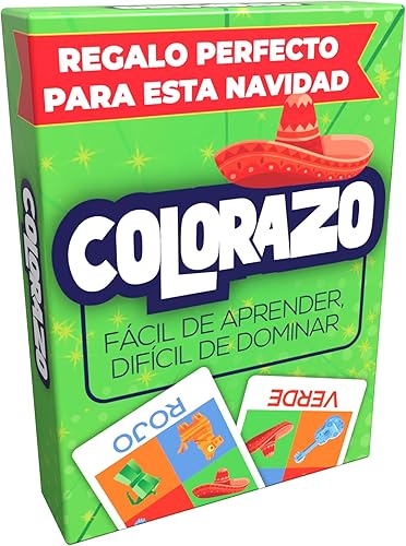 Colorazo Juego de Mesa en Español para Familias Bilingües y Fiestas Navideñas