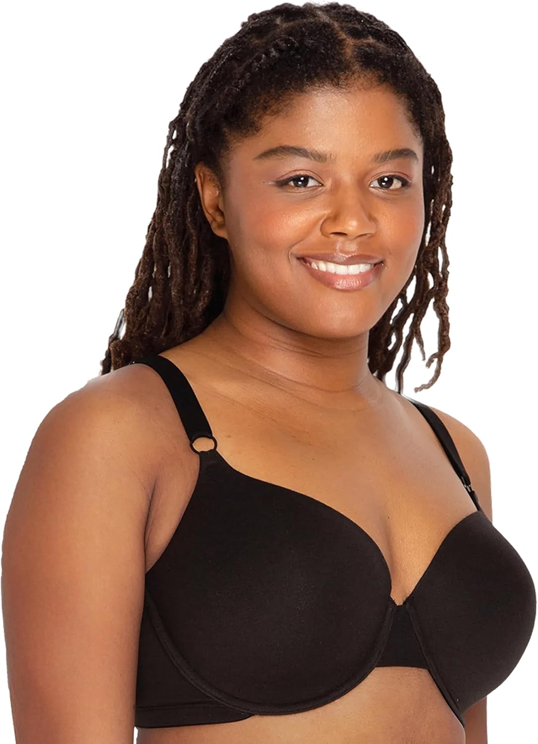 Fruit of the Loom Women's Smooth Cotton T-Shirt Bra - Ultra-Soft, Flexible, and Invisible Under Tees