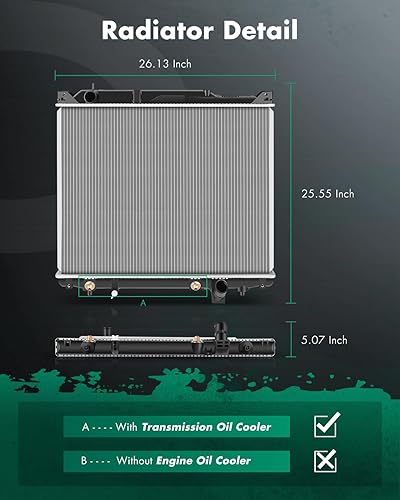 Miniatura 112 de SCITOO Radiador 2990 para Honda 2008-2012 para Accord 2.4L 2012-2015 para Honda para Crosstour 2.4L