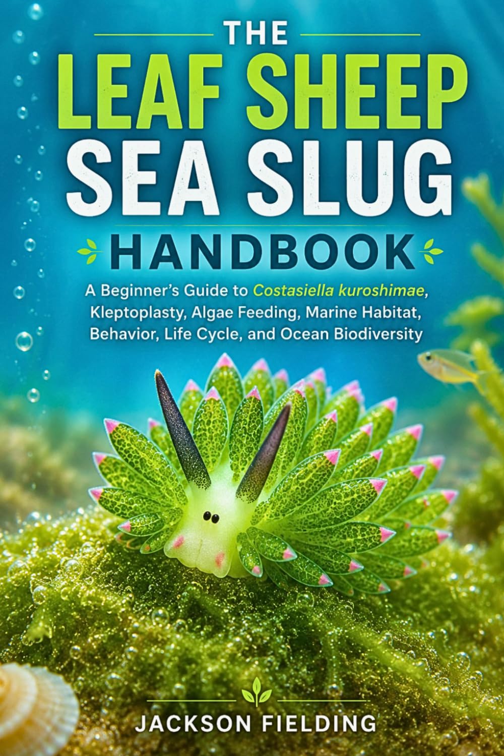 The Leaf Sheep Sea Slug Handbook: A Beginner’s Guide to Costasiella kuroshimae, Kleptoplasty, Algae Feeding, Marine Habitat, Behavior, Life Cycle, and Ocean Biodiversity