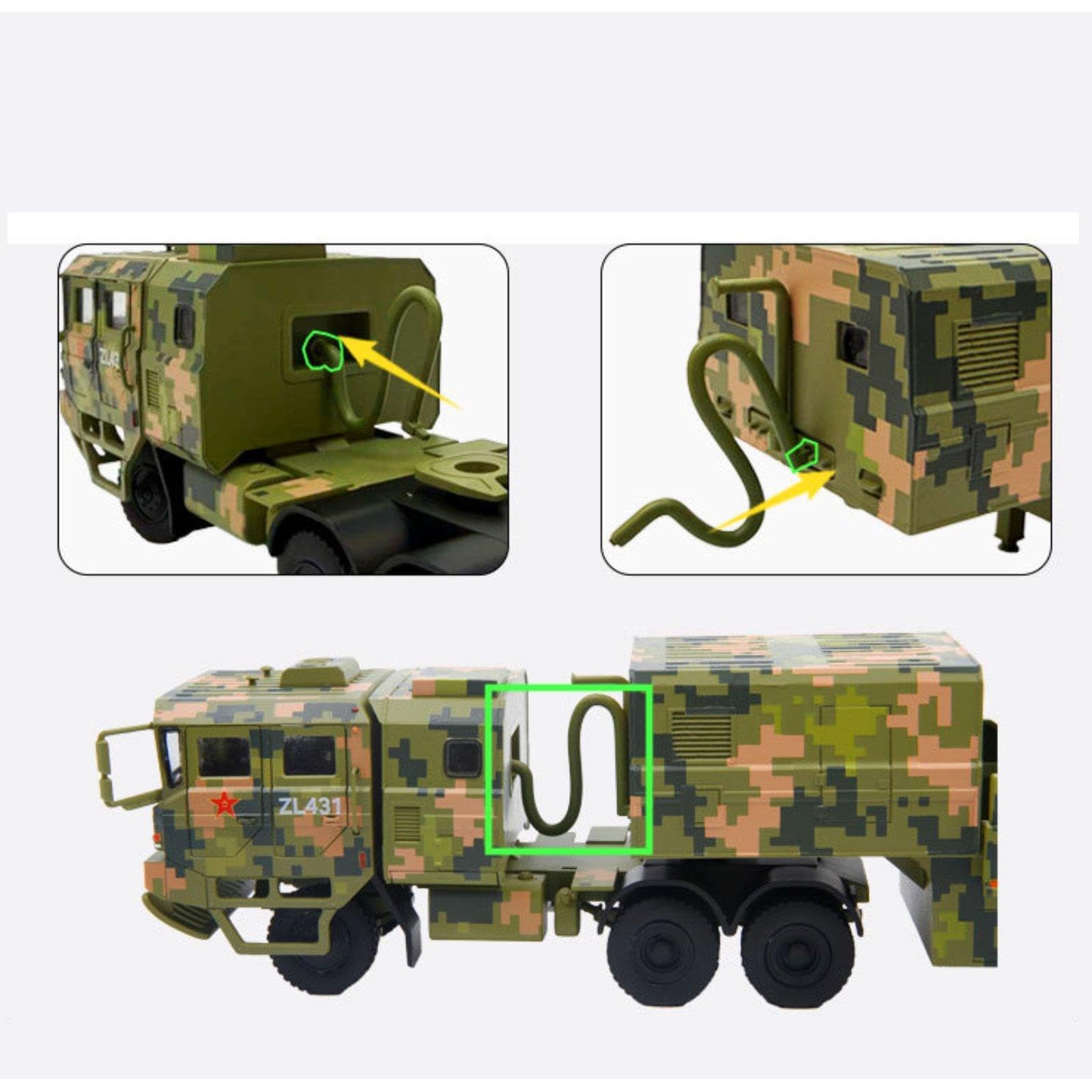Modellino di Auto DF 5C Launcher in 1:60, Giocattolo Simulato per Amici, Bambini E Ragazzi.