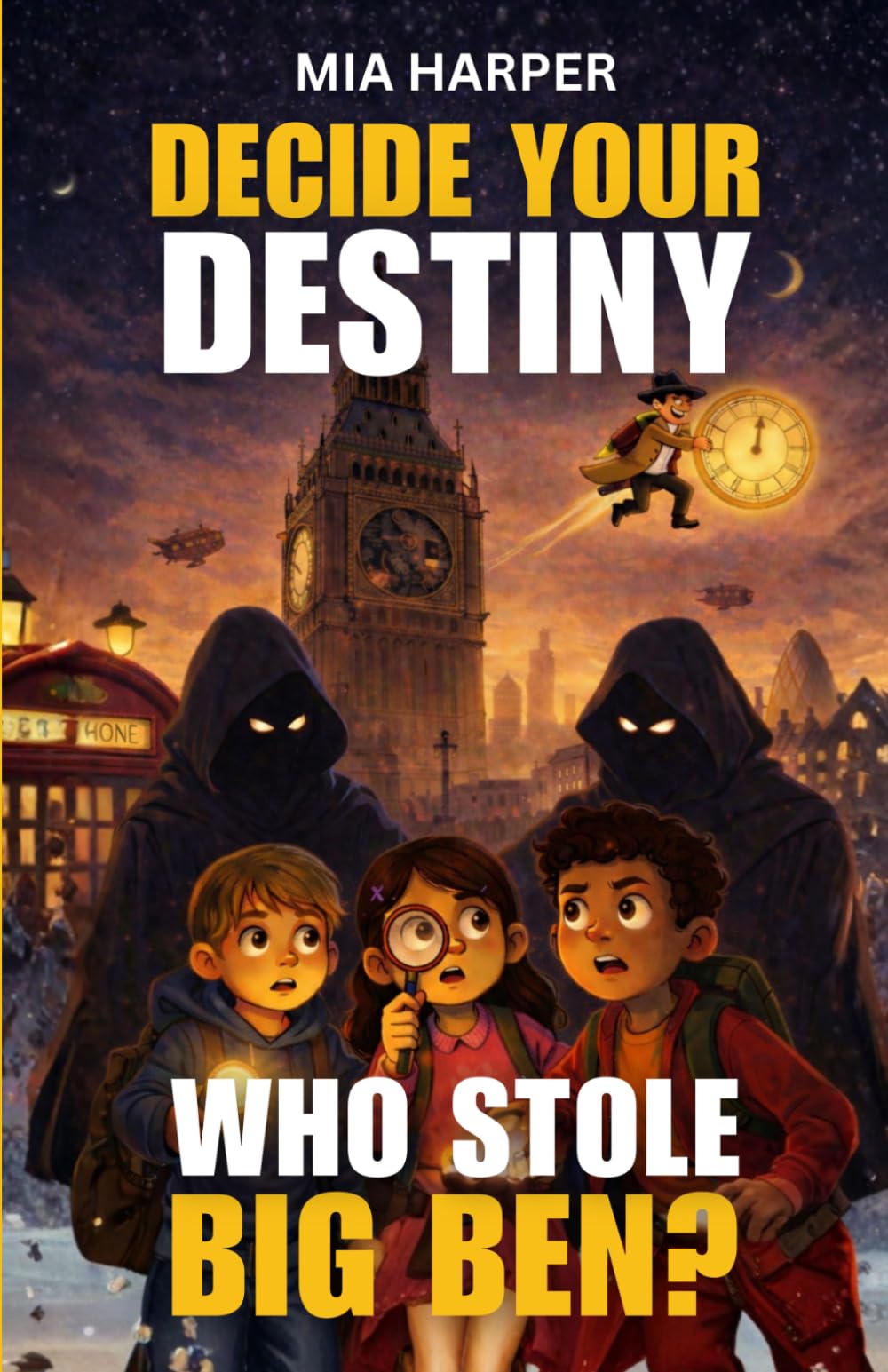 Who Stole Big Ben? A Decide Your Destiny Interactive Adventure: A Mystery-Filled Choose Your Own Adventure Book with Multiple Endings for Curious Young Readers