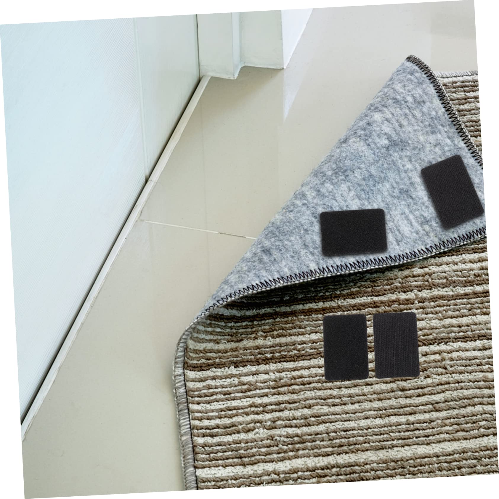 IMIKEYA 48 Pièces Pince à Tapis pour Planchers De Bois Franc sous-Tapis Ruban Adhésif pour Tapis Non Tapis Stickers Tapis Antidérapant pour Matelas Tapis De Sol Coussin Antidérapant PVC