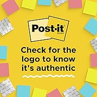 Vista 5 de Post-it Super Sticky Notes, 8 Sticky Note Pads, 1.875 x 1.875 in., Ideal for Organization in Your Dorm, Home or Office, 2X The Sticking Power