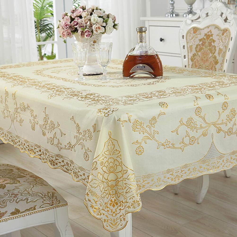Coffee Table Tablecloth PVC Waterproof Anti-scalding and Oil-Free Disposable Rectangular Plastic Table Mat