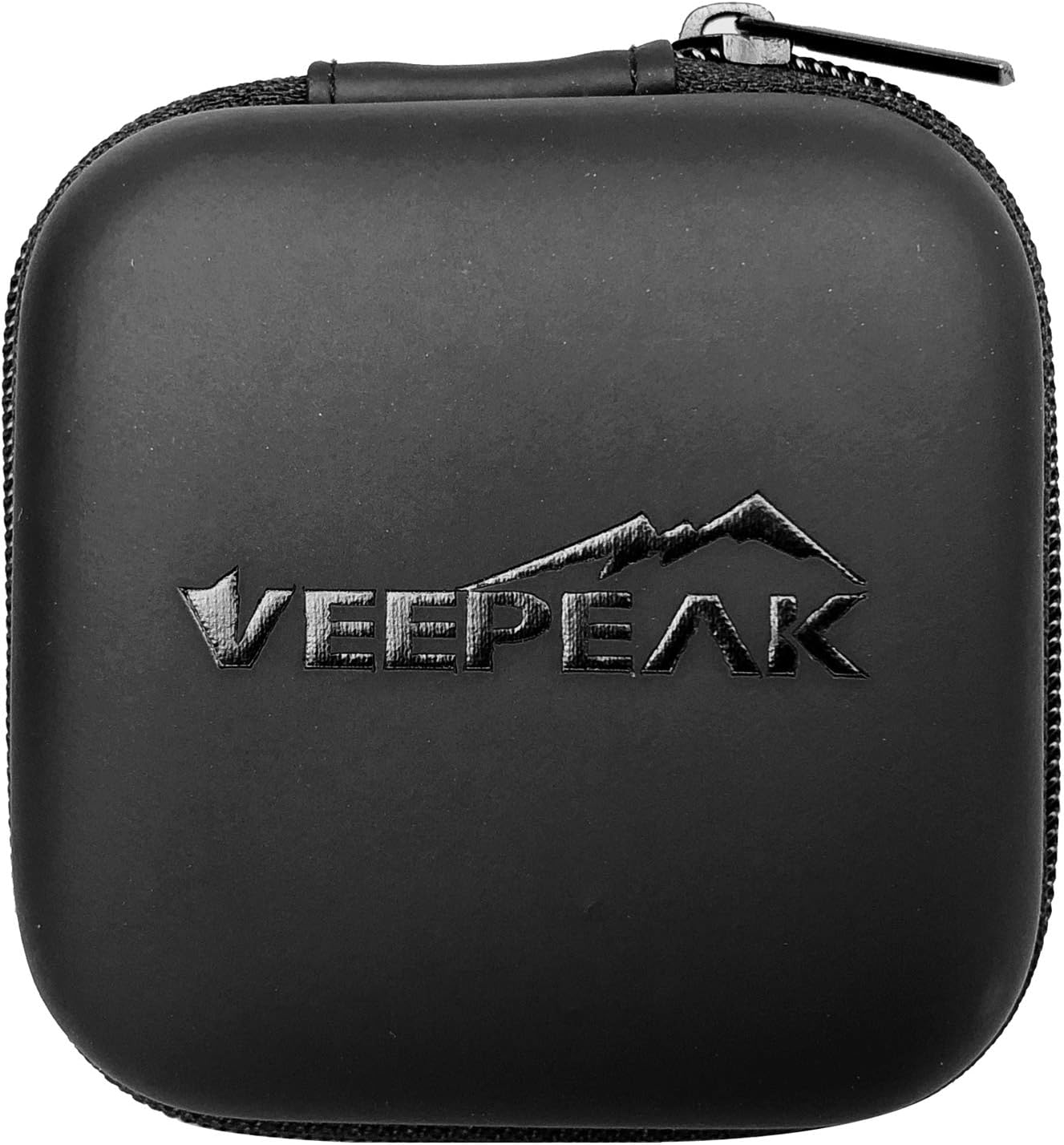 Veepeak Mini Carrying Case Cable Organizer, Hard Storage Pouch for OBD2 Scanners, Headphones, Charging Cables, Small Electronics and Accessories, Black
