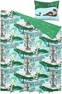 IKEA Çocuk Nevresim Takımı, Mavi-Yeşil, 150x200/50x60 cm,%80…