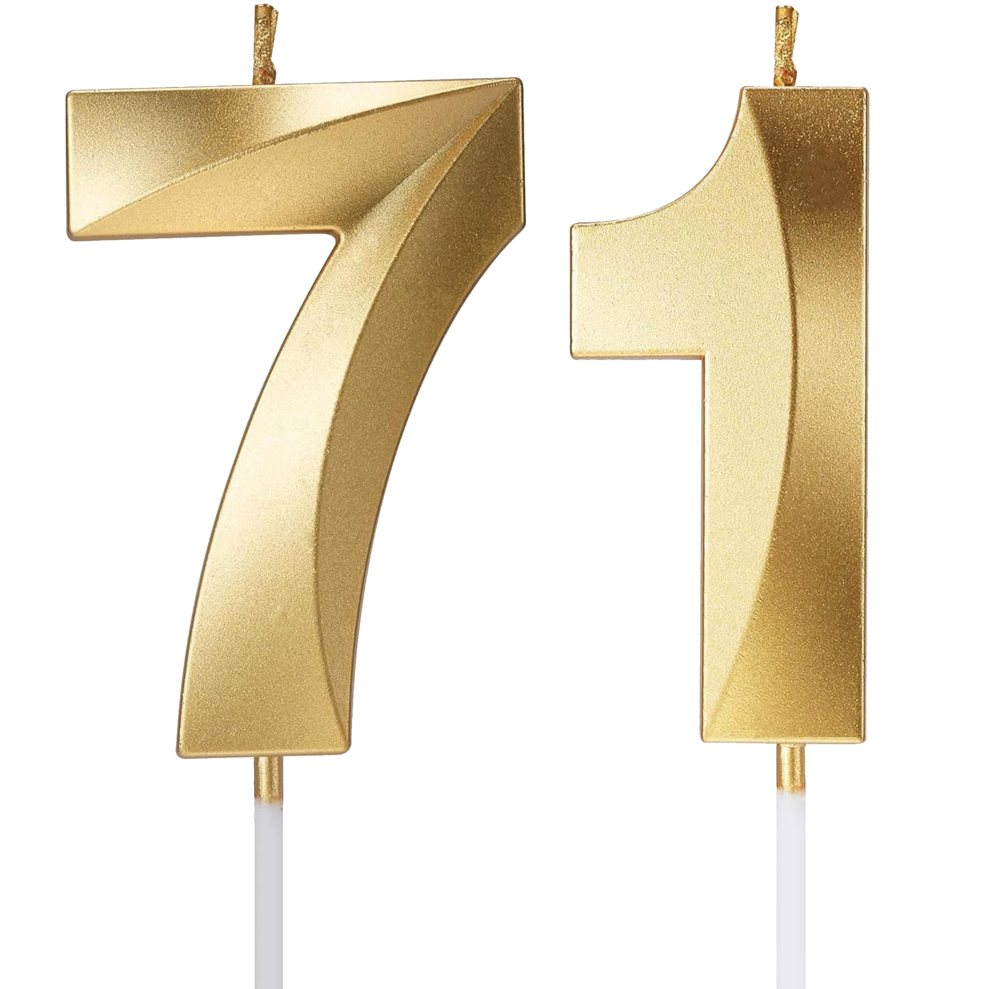 Birthday Candles Number Candles Age Year for Cakes Happy Birthday 3D Designed Wedding Anniversary Party Cake Topper Decorations