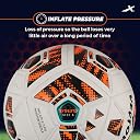 Vector X 12 Panel Synergy Thermofused Emboss PU Indoor/Outdoor Water-Resistant Football with SR Bladder, White-Orange, Size 5, Suitable for Match and Training for Adults 15+ Years gallery image