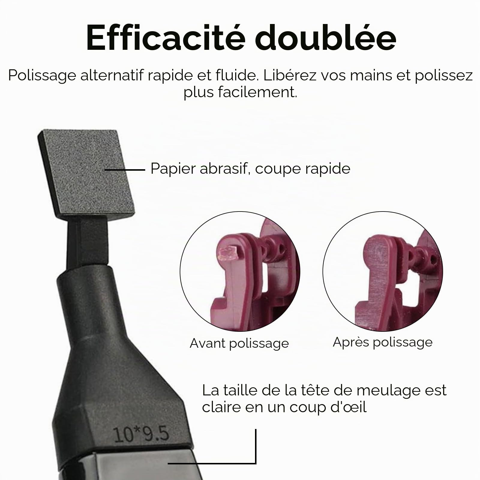 Ponceuse alternative, stylo de meulage électrique, tête de papier de ponçage en plastique, chargement rapide USB, stylo de ponçage avec 8 têtes de ponçage pour modélisme Gundam, outils d'artisanat et
