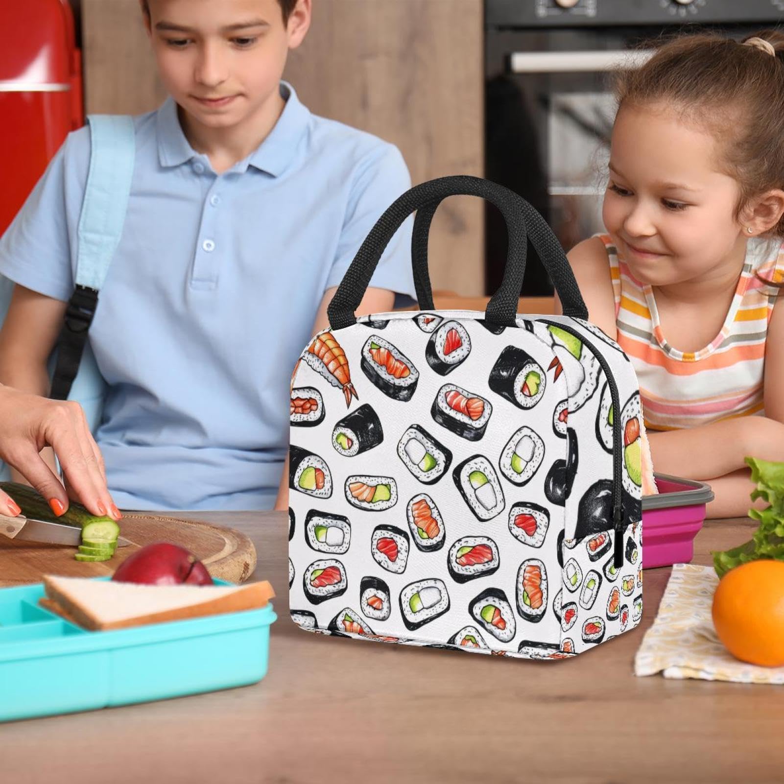 Set di zaino scolastico con borsa per il pranzo e astuccio, set da 3 pezzi per libri scolastici, zaino da viaggio, zaino casual per adolescenti, ragazze, ragazzi, primaria, junior, medio